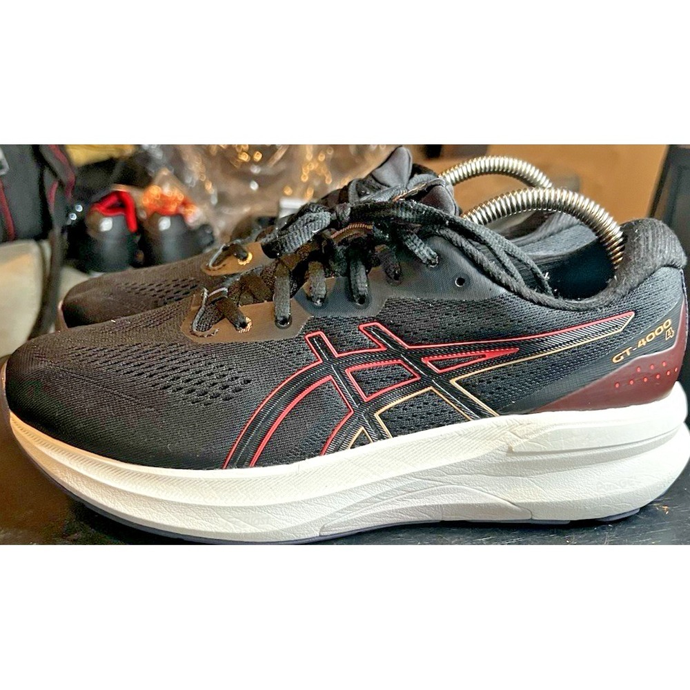 ASICS GT-4000 4 Women's Size 9.5 Wide Black/Coral Reef Running Shoes Sneakers - Picture 8 of 10